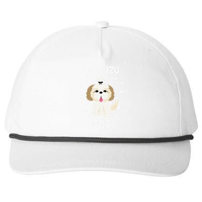 Shih Tzu Dad Papa Daddy Pa Father For Father’s Day Snapback Five-Panel Rope Hat