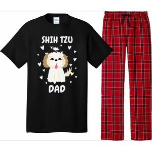 Shih Tzu Dad Papa Daddy Pa Father For Father’s Day Pajama Set