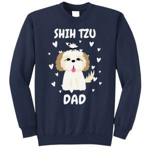 Shih Tzu Dad Papa Daddy Pa Father For Father’s Day Sweatshirt