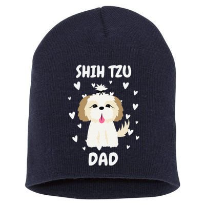 Shih Tzu Dad Papa Daddy Pa Father For Father’s Day Short Acrylic Beanie