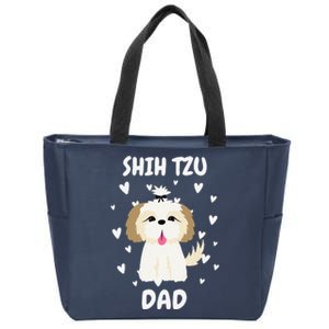 Shih Tzu Dad Papa Daddy Pa Father For Father’s Day Zip Tote Bag