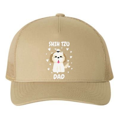 Shih Tzu Dad Papa Daddy Pa Father For Father’s Day Yupoong Adult 5-Panel Trucker Hat