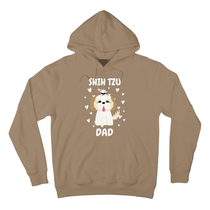 Shih Tzu Dad Papa Daddy Pa Father For Father’s Day Hoodie