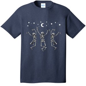 Spooky Three Dancing Skeletons Classic White Halloween T-Shirt