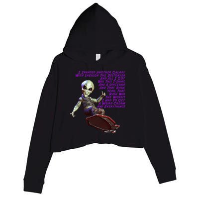 Shedlon The Destroyer Crop Fleece Hoodie