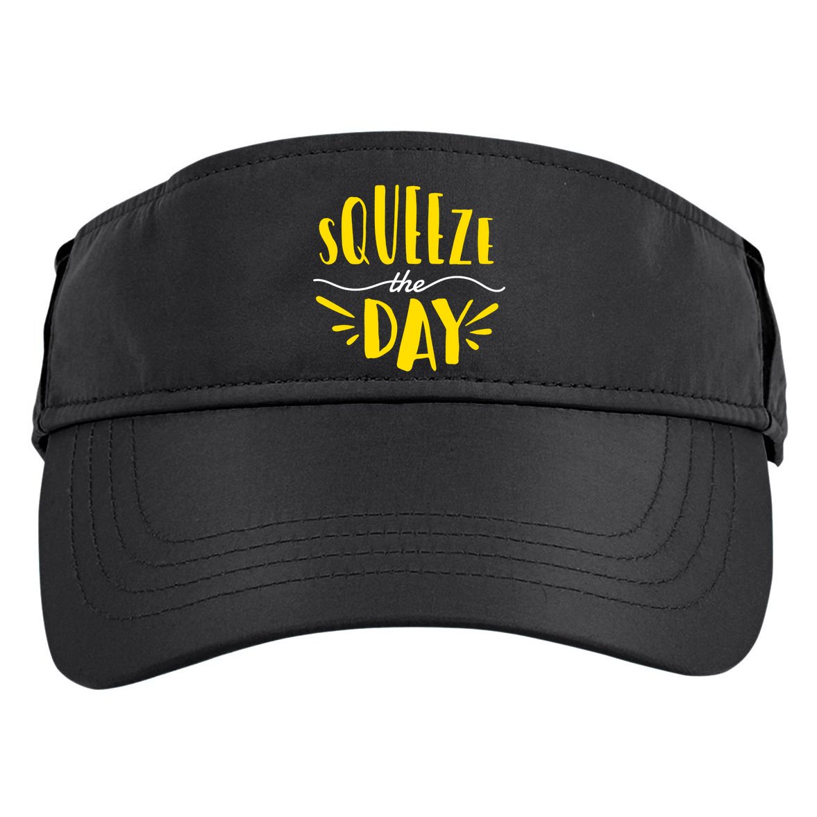 Squeeze The Day Motivation Adult Drive Performance Visor