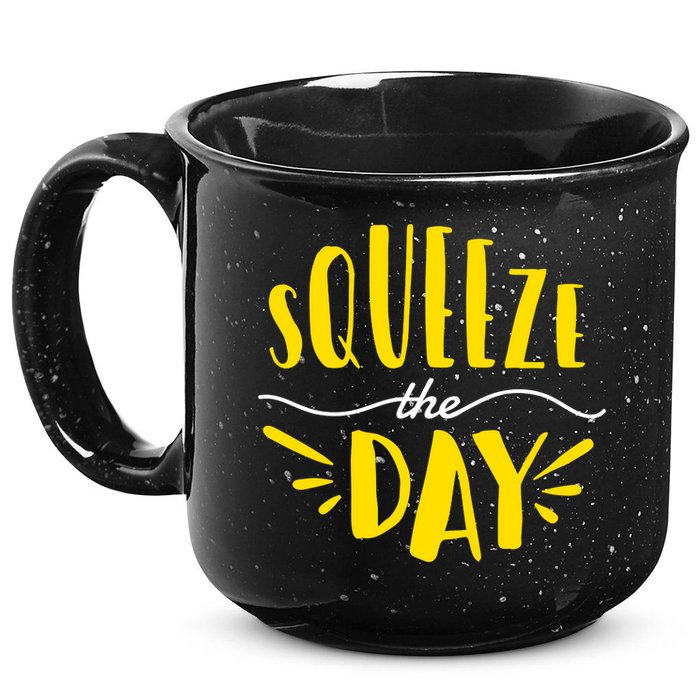 Squeeze The Day Motivation 15oz Campfire Ceramic Mug