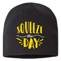 Squeeze The Day Motivation Sustainable Beanie