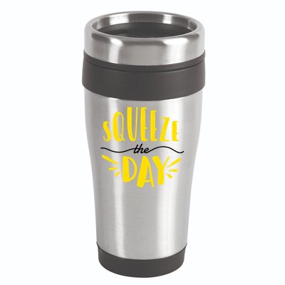 Squeeze The Day Motivation 16oz Travel Tumbler