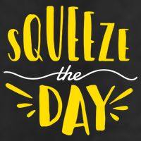 Squeeze The Day Motivation Trucker Hat