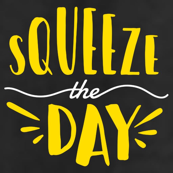 Squeeze The Day Motivation Trucker Hat