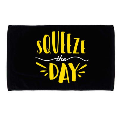 Squeeze The Day Motivation Microfiber Hand Towel