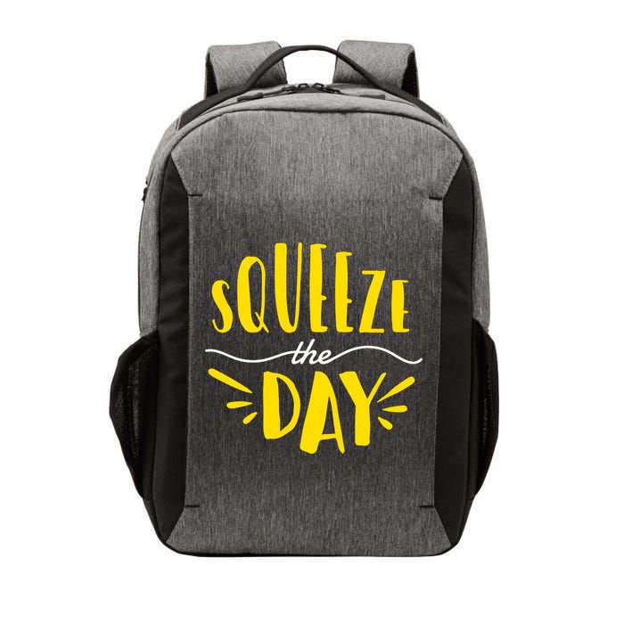 Squeeze The Day Motivation Vector Backpack