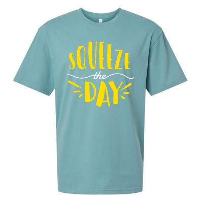 Squeeze The Day Motivation Sueded Cloud Jersey T-Shirt