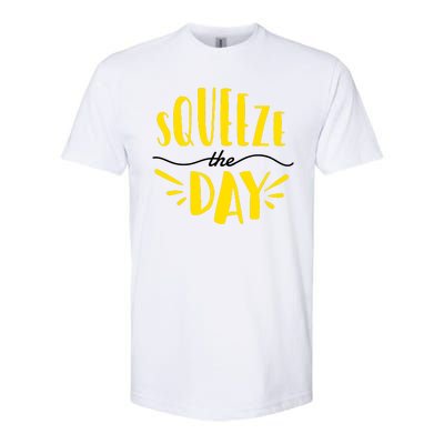 Squeeze The Day Motivation Softstyle® CVC T-Shirt