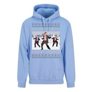 Santa Trump Dance Make Christmas Great Again Ugly Sweater Unisex Surf Hoodie