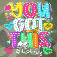 State Testing Day Motivational Teacher Groovy You Got This Legacy Tie Dye Trucker Hat