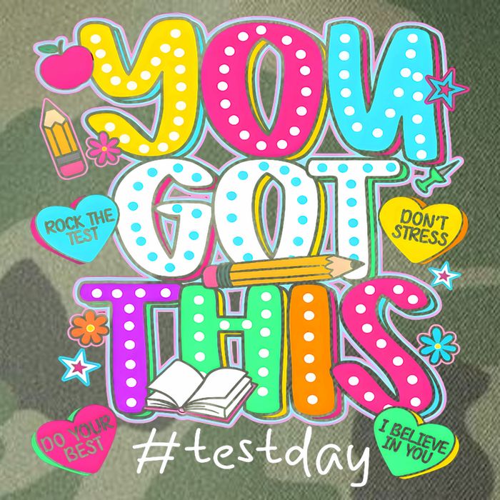 State Testing Day Motivational Teacher Groovy You Got This Legacy Tie Dye Trucker Hat