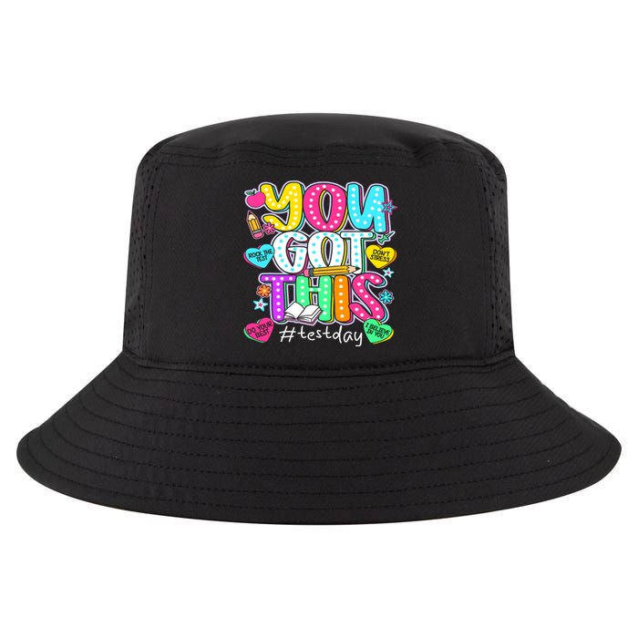 State Testing Day Motivational Teacher Groovy You Got This Cool Comfort Performance Bucket Hat
