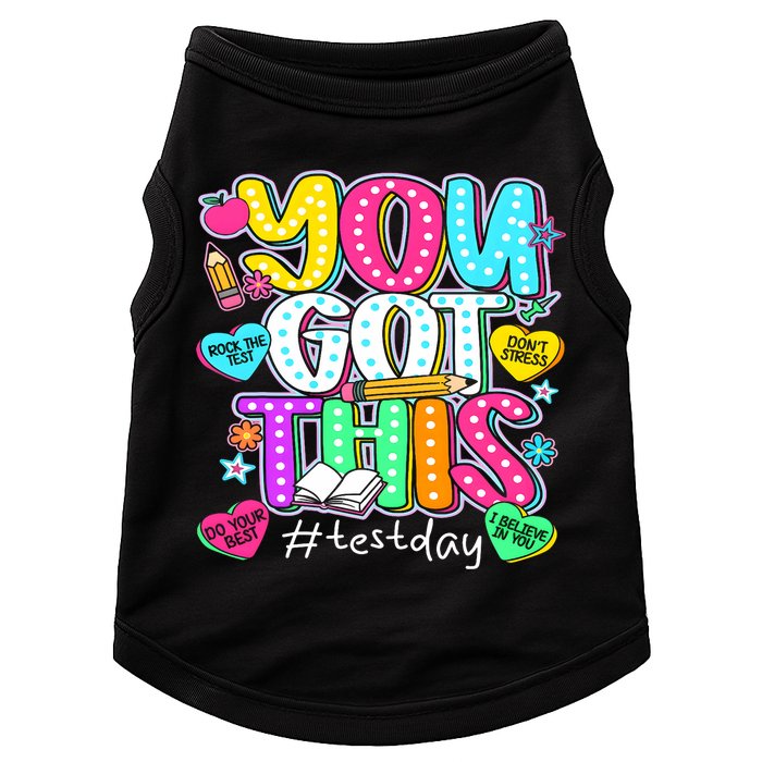 State Testing Day Motivational Teacher Groovy You Got This Doggie Tank