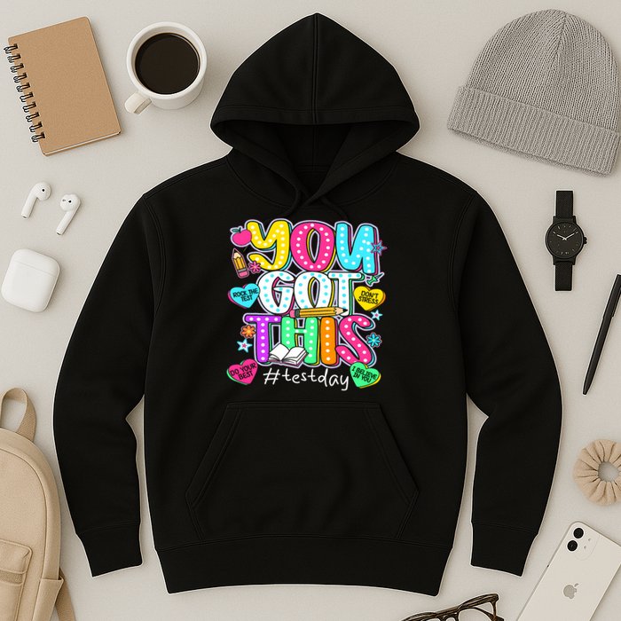 State Testing Day Motivational Teacher Groovy You Got This Hoodie