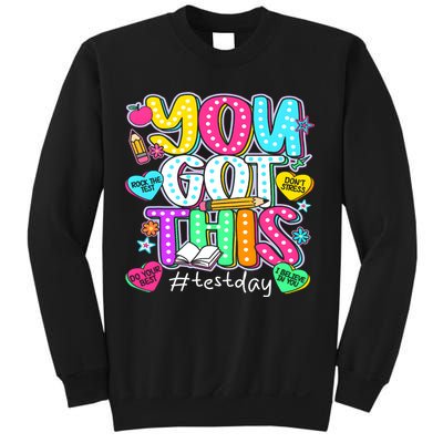 State Testing Day Motivational Teacher Groovy You Got This Sweatshirt