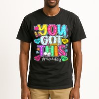 State Testing Day Motivational Teacher Groovy You Got This Tall T-Shirt