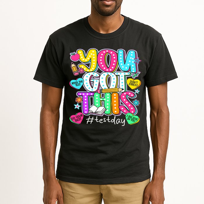 State Testing Day Motivational Teacher Groovy You Got This Tall T-Shirt