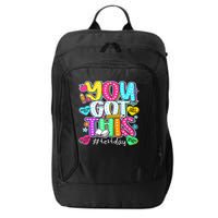 State Testing Day Motivational Teacher Groovy You Got This City Backpack