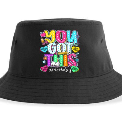 State Testing Day Motivational Teacher Groovy You Got This Sustainable Bucket Hat