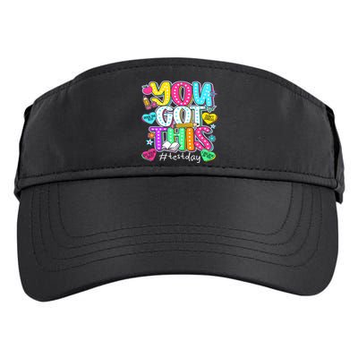State Testing Day Motivational Teacher Groovy You Got This Adult Drive Performance Visor