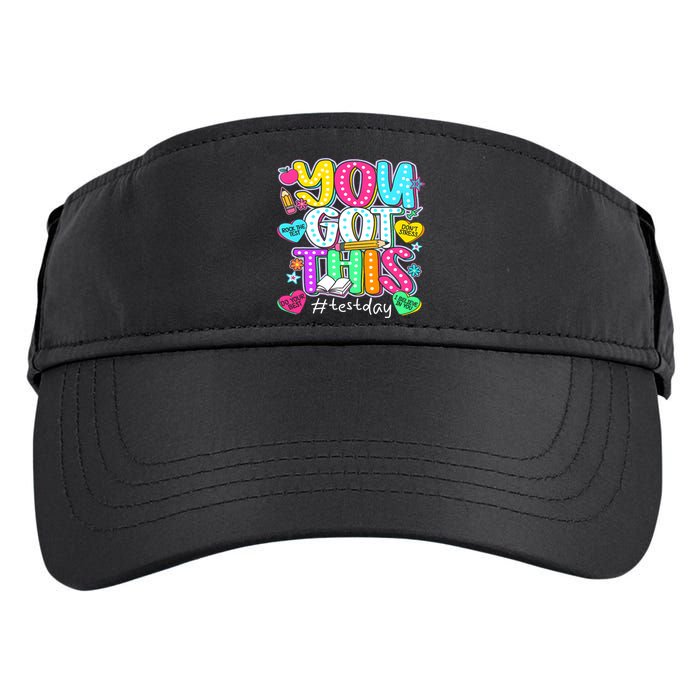 State Testing Day Motivational Teacher Groovy You Got This Adult Drive Performance Visor