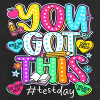 State Testing Day Motivational Teacher Groovy You Got This Adult Drive Performance Visor