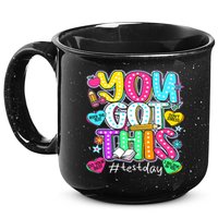 State Testing Day Motivational Teacher Groovy You Got This 15oz Campfire Ceramic Mug