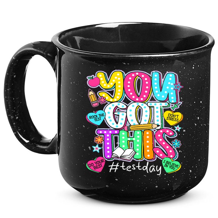 State Testing Day Motivational Teacher Groovy You Got This 15oz Campfire Ceramic Mug