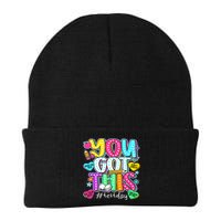 State Testing Day Motivational Teacher Groovy You Got This Beanie