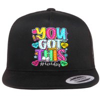 State Testing Day Motivational Teacher Groovy You Got This Flatbill Hat