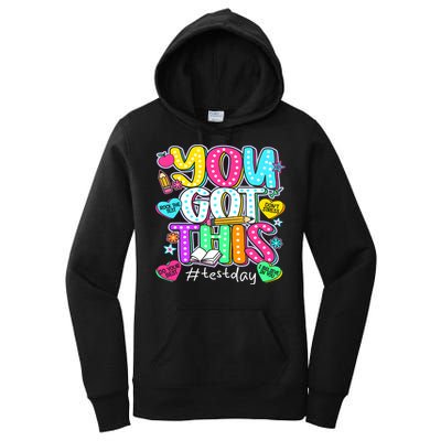 State Testing Day Motivational Teacher Groovy You Got This Women's Pullover Hoodie
