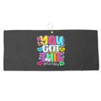State Testing Day Motivational Teacher Groovy You Got This Large Microfiber Waffle Golf Towel