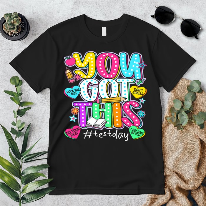State Testing Day Motivational Teacher Groovy You Got This Premium T-Shirt