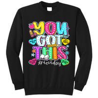 State Testing Day Motivational Teacher Groovy You Got This Tall Sweatshirt