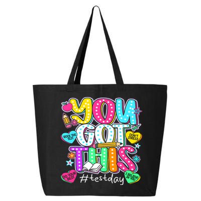 State Testing Day Motivational Teacher Groovy You Got This 25L Jumbo Tote