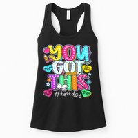 State Testing Day Motivational Teacher Groovy You Got This Womens Tank Top