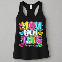 State Testing Day Motivational Teacher Groovy You Got This Womens Tank Top