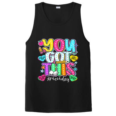 State Testing Day Motivational Teacher Groovy You Got This PosiCharge Competitor Tank
