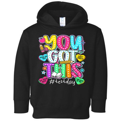 State Testing Day Motivational Teacher Groovy You Got This Toddler Hoodie