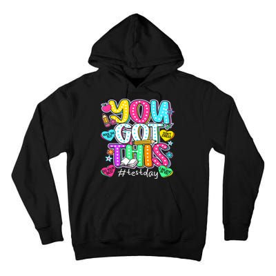 State Testing Day Motivational Teacher Groovy You Got This Tall Hoodie