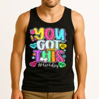 State Testing Day Motivational Teacher Groovy You Got This Tank Top