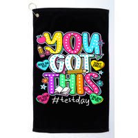 State Testing Day Motivational Teacher Groovy You Got This Golf Towel