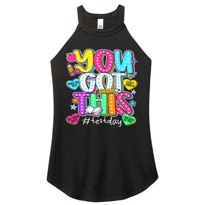State Testing Day Motivational Teacher Groovy You Got This Women's Perfect Tri Rocker Tank